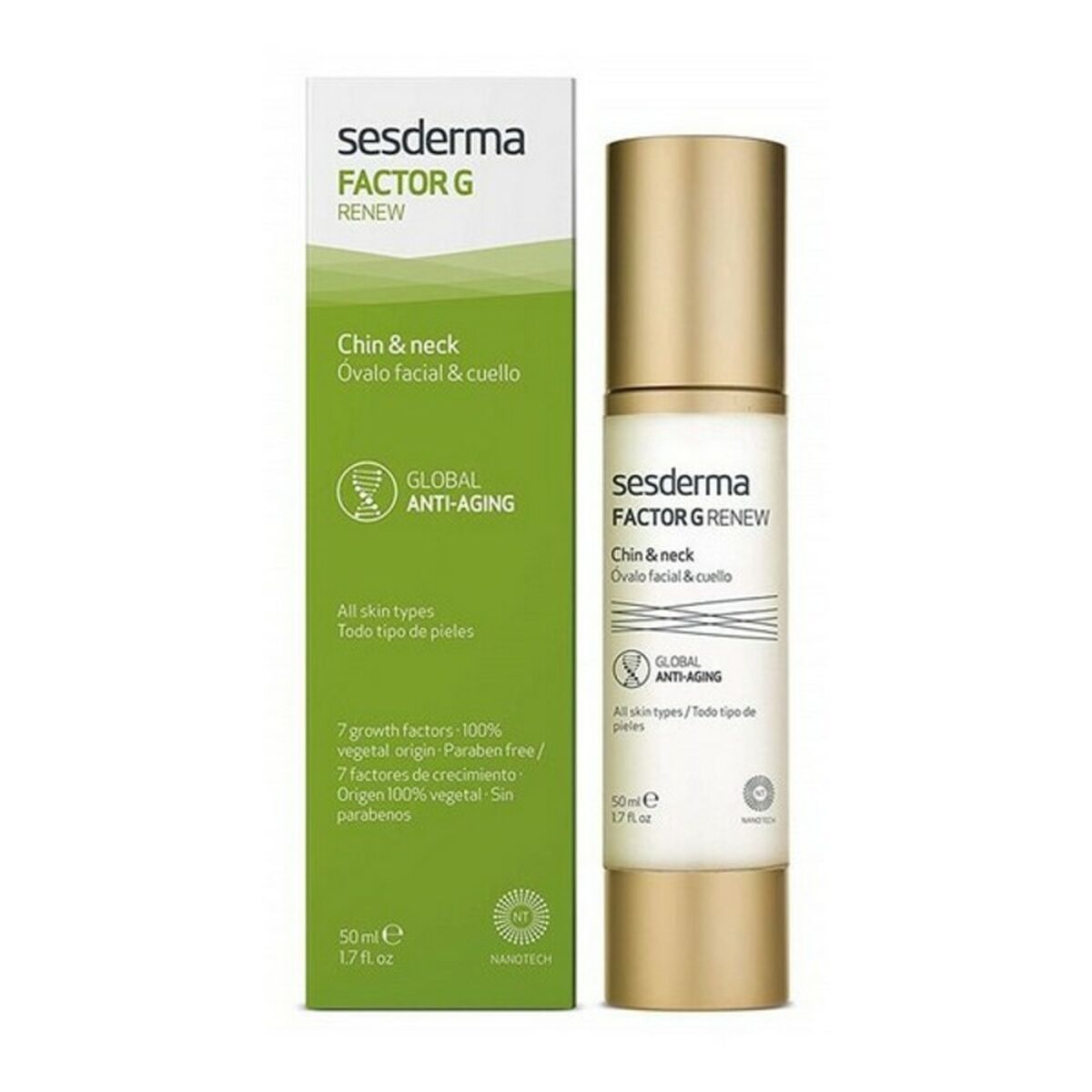 8429979426345 SESDERMA FACTOR G RENEW óvalo facial & cuello 50 ml - NVA9426345