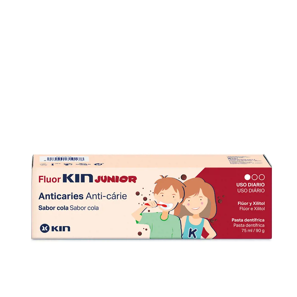 8436026216118 KIN FLUORKIN JUNIOR toothpaste #cola 75 ml - NVA6216118