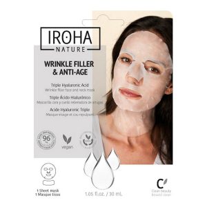 IROHA WRINKLE FILLER & ANTI-AGE wrinkle filler face & neck mask 30