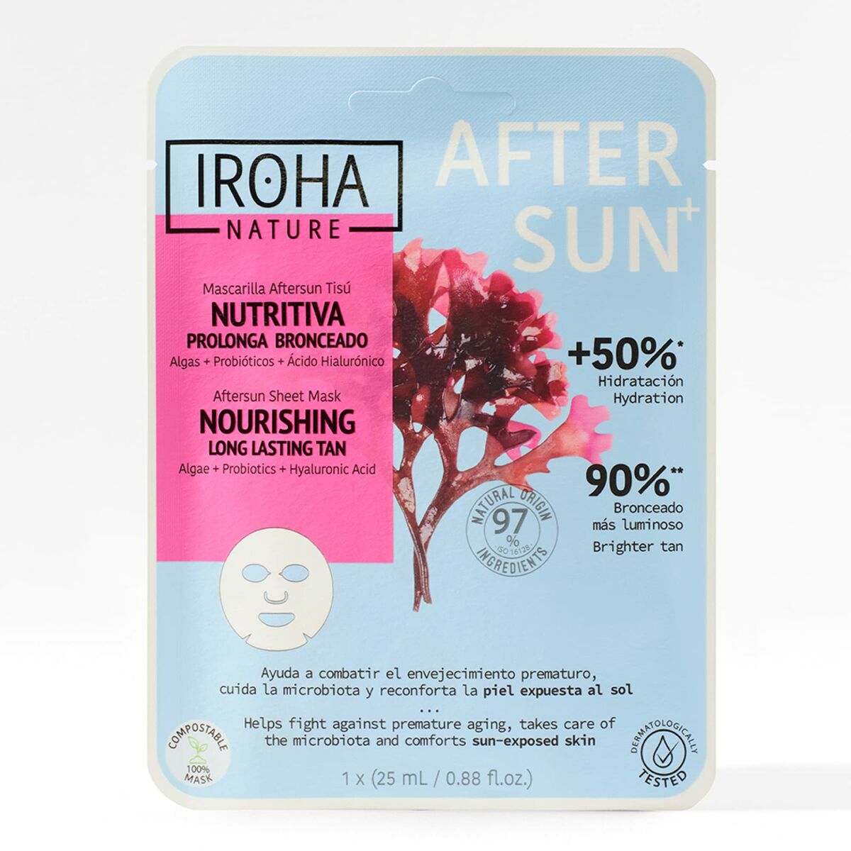8436036436742 IROHA ALGAE nourishing long lasting tan 1 u - NVA6436742
