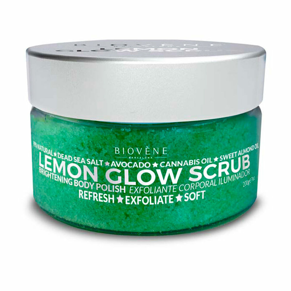 8436575094571 BIOVÈNE LEMON GLOW SCRUB brightening body polish 200 gr - NVA5094571