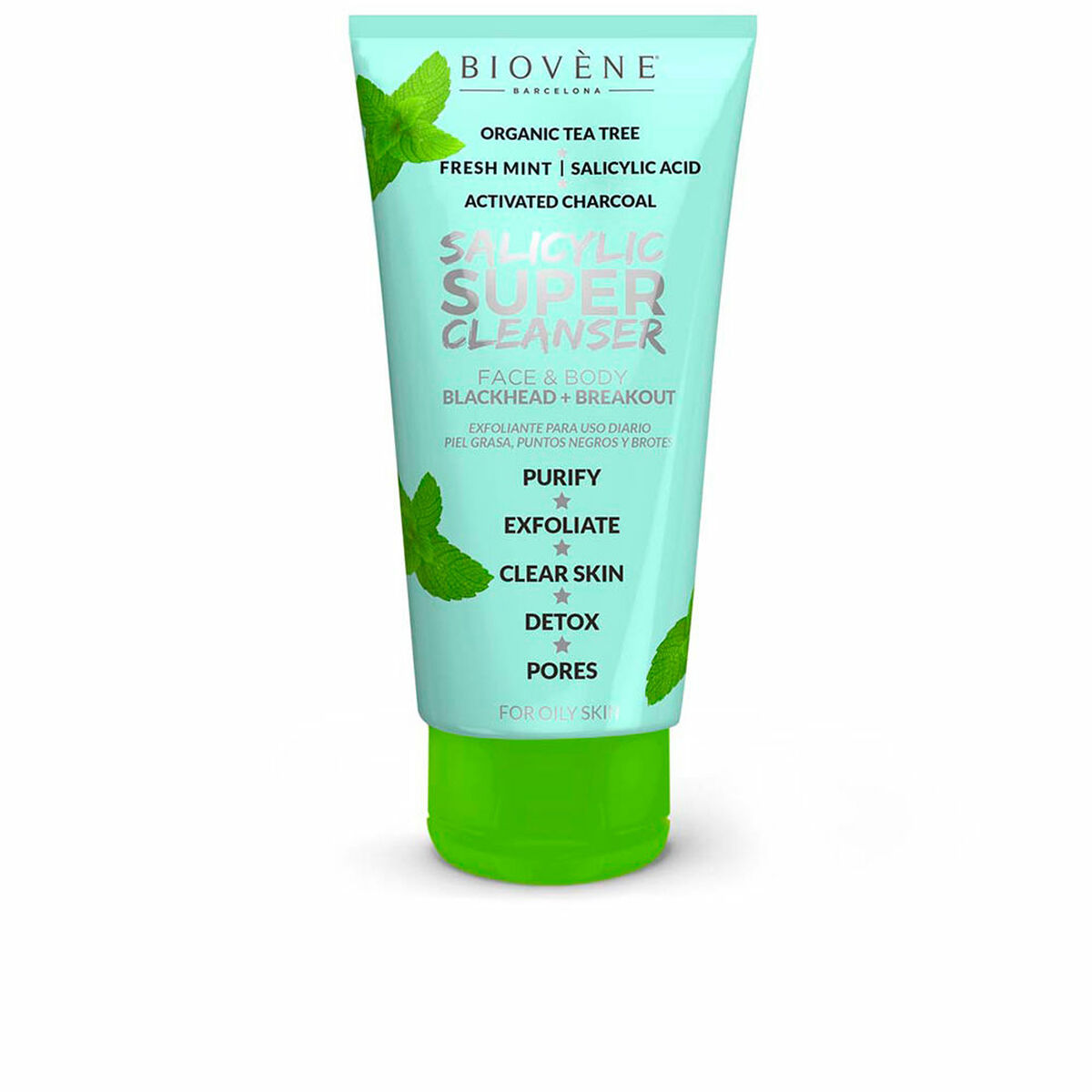 8436575095233 BIOVÈNE SALICYCLIC SUPER CLEANSER face & body blackhead + breakout 200 ml - NVA5095233