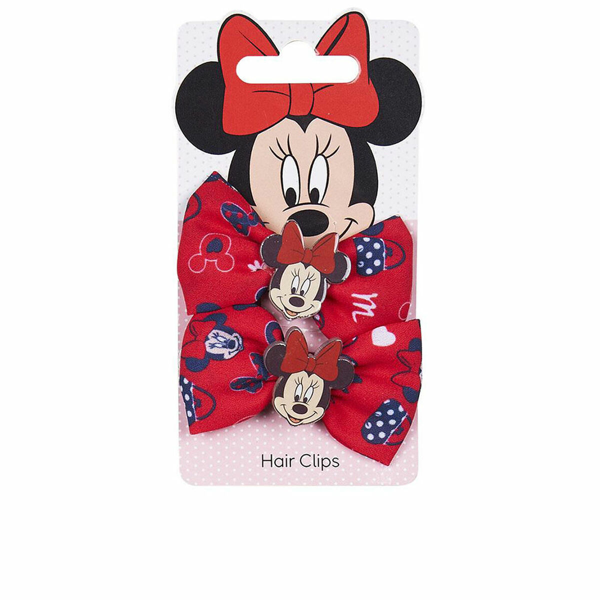 8445484164084 Disney Minnie Mouse Koκκινο Κλιπ Μαλλιών 4τεμ. - NVA4164084
