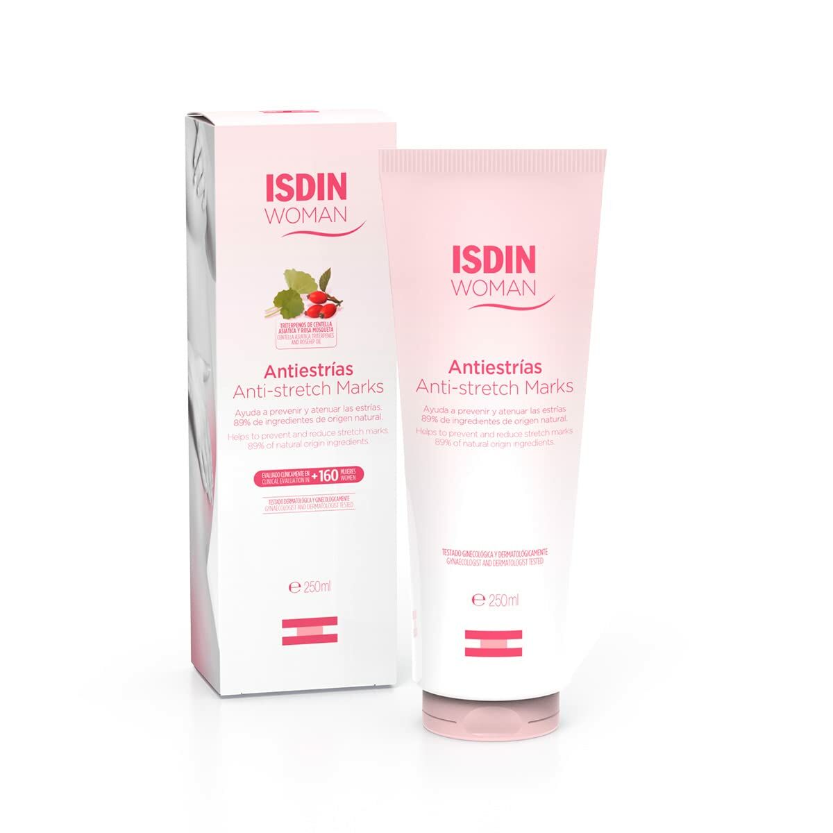 8470001527974 ISDIN WOMAN crema antiestrías 250 ml - NVA1527974