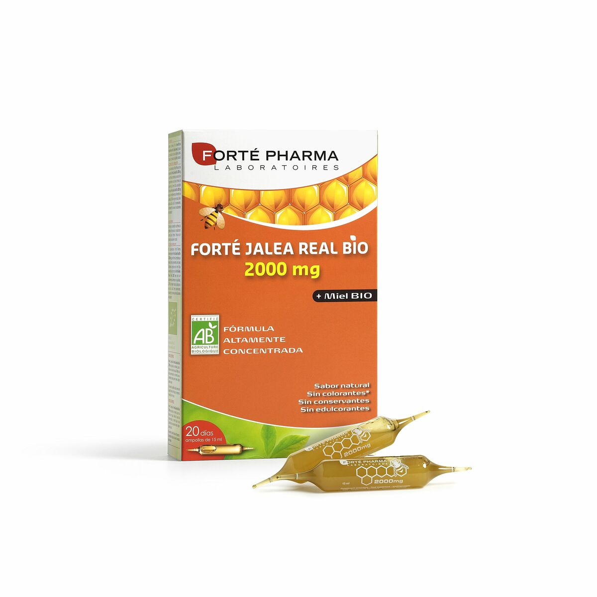 FORTÉ PHARMA  FORTÉ JALEA REAL BIO 2000 mg 20 ampollas