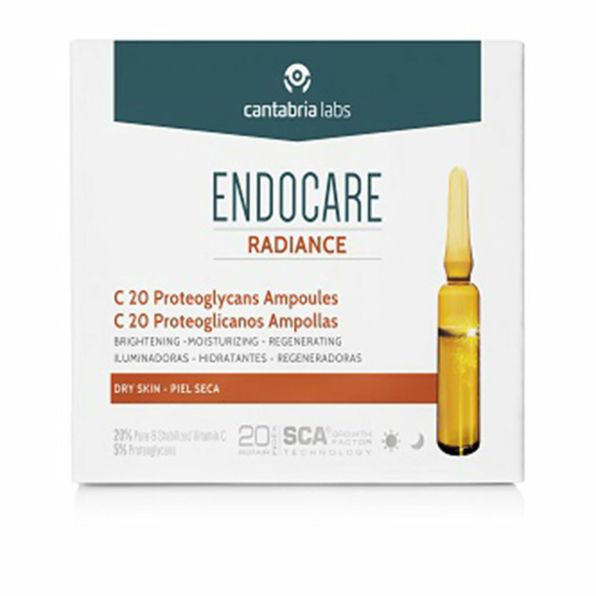 8470001693952 ENDOCARE RADIANCE C20 PROTEOGLICANOS oil-free ampollas 30 x 2 ml - NVA1693952