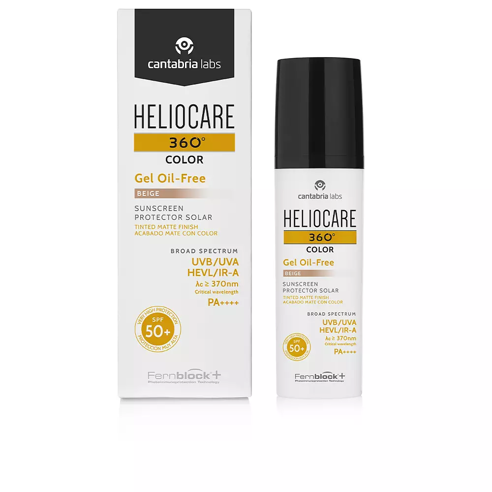 8470001873590 Heliocare 360 Color Oil-Free Αντηλιακό Gel για το Σώμα SPF50 με Χρώμα Beige 50ml - NVA1873590