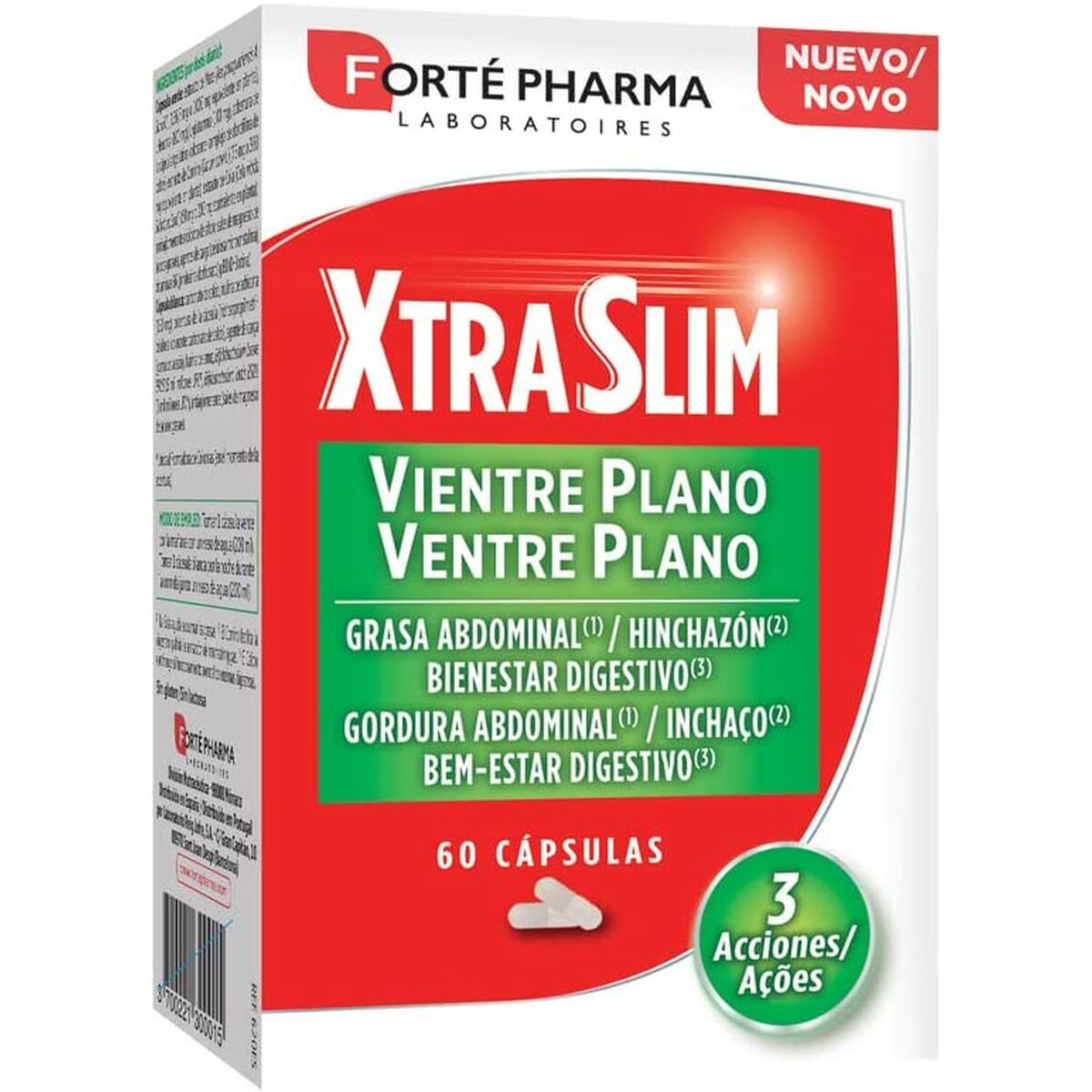 FORTÉ PHARMA  XTRASLIM vientre plano 60 cápsulas