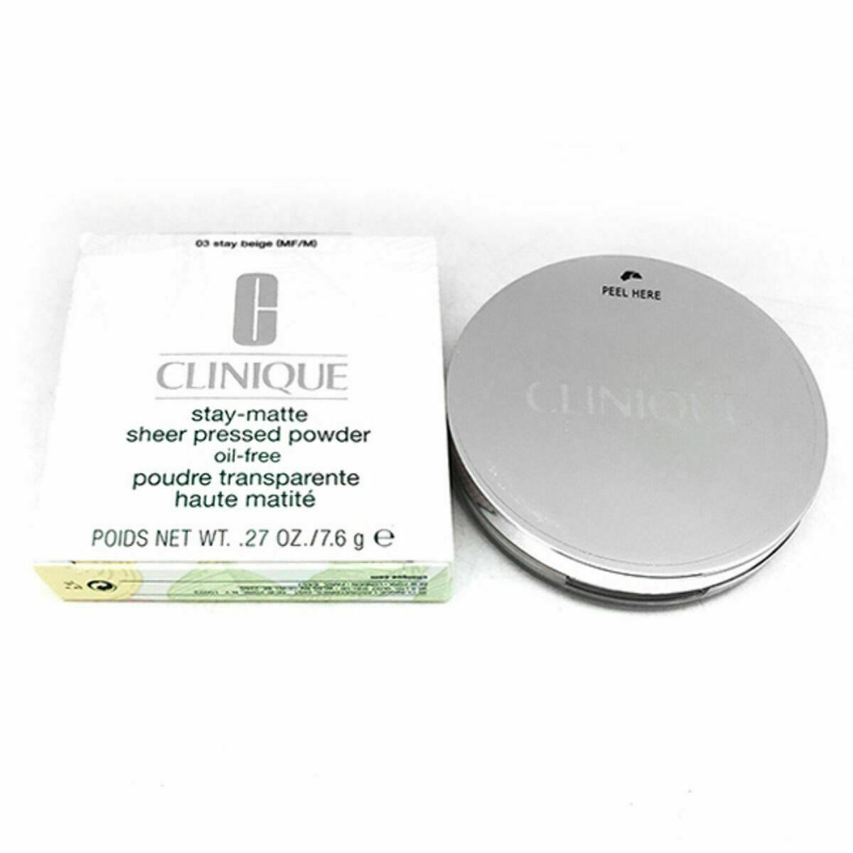 0020714066116 Clinique Stay-Matte Sheer Pressed Powder - #02 Stay Nutral 7.6 gr - PARC-CQ-720-01