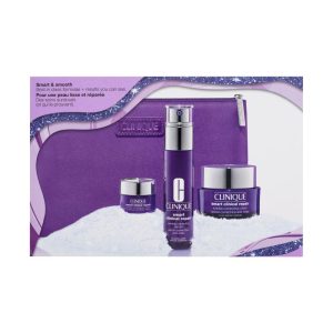 Clinique Smart Clinical Repair SetSmart Clinical Repair Lifting Face + Neck Cream 50ml/Smart Clinical Repair Wrinkle Correcting Serum 10ml (promo) /Smart Clinical Reapir Wrinkle Correcting Eye Cream 5ml (promo)  @ 1 set x 65 ml