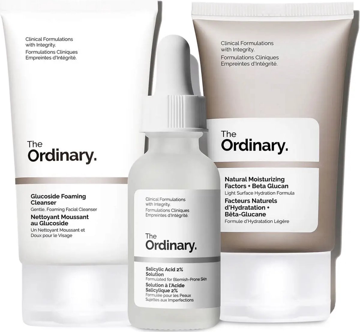 0769915233230 The Ordinary The Clear Set Cleansing Cream 50ml/Face Serum 30ml/Face Cream 30 ml set x 110 ml - GETPARC-T2-070-01-1