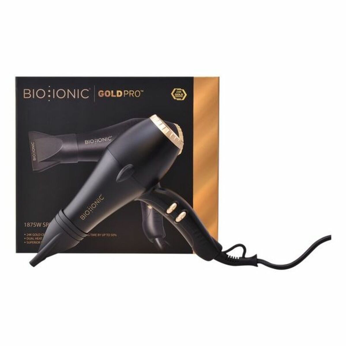 0874822004467 Bio Ionic Gold Pro Ionic Πιστολάκι Μαλλιών 1200W - NVA2004467