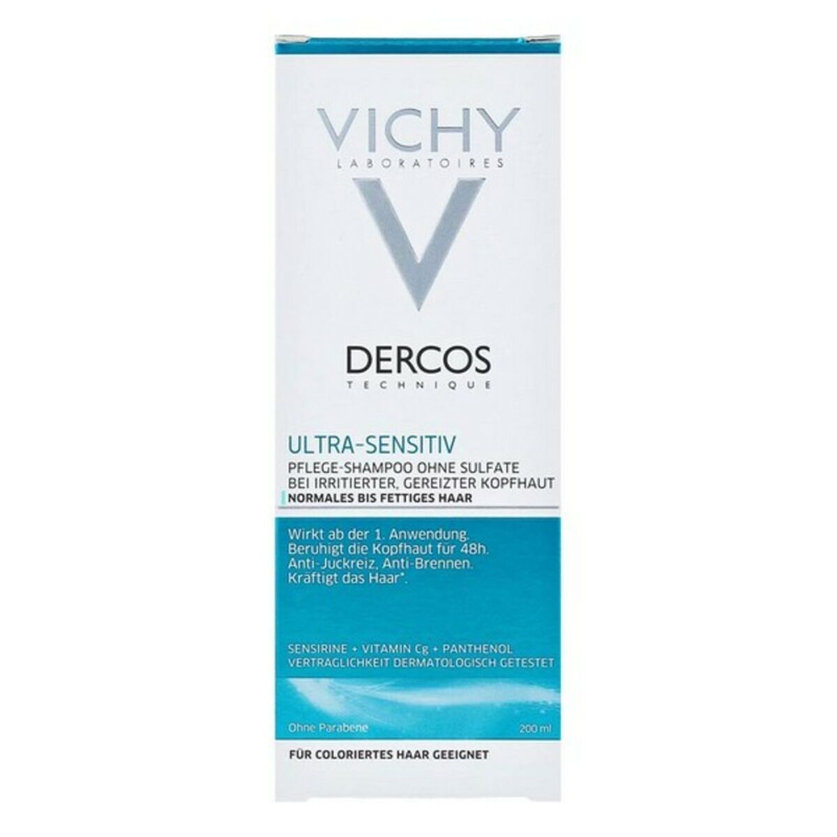 3337875485128 Vichy Dercos Ultra Soothing Shampoo 200 ml - PARC-VI-268-02