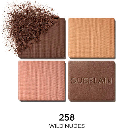 3346470439634 Guerlain Ombres G Eyeshadow Quad Παλέτα με Σκιές Ματιών σε Στερεή Μορφή 258 Wild Nudes - PARC-GL-550-11