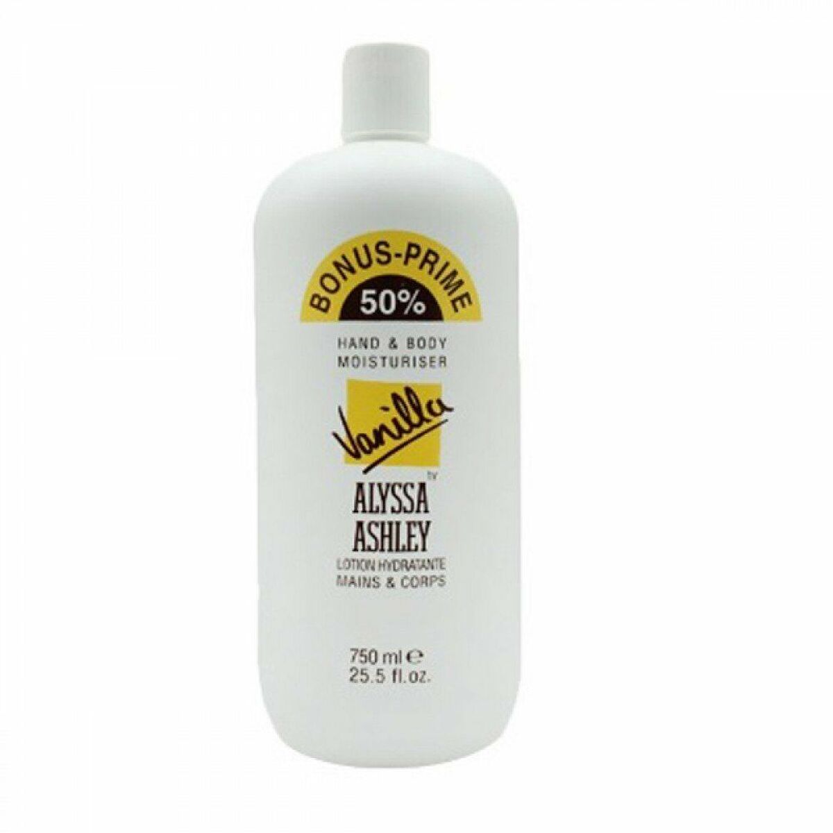 3495080775271 ALYSSA ASHLEY VANILLA hand and body moisturiser 750 ml - NVA0775271
