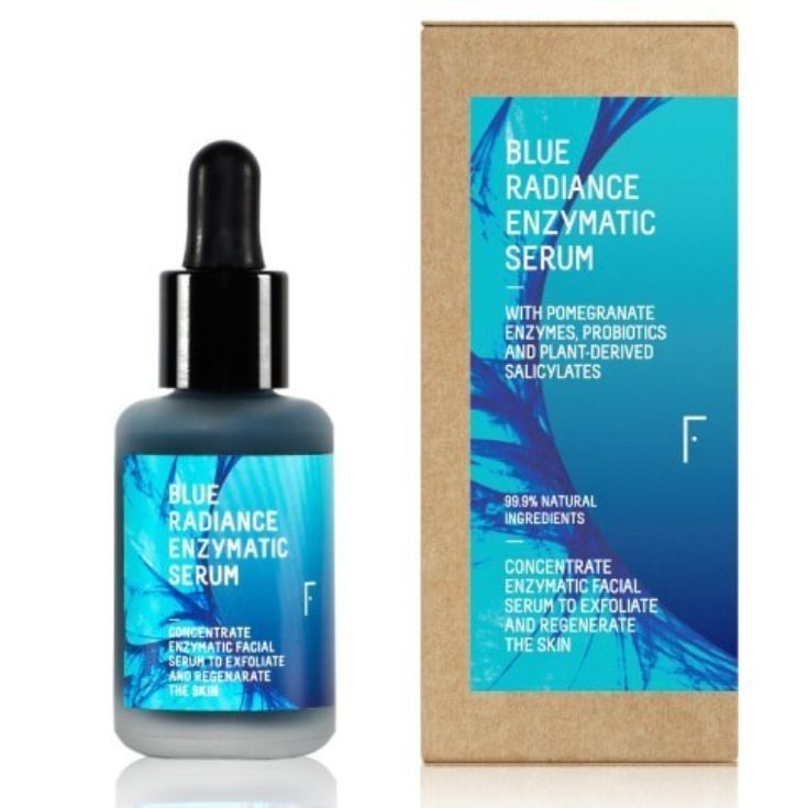 8437015930343 Freshly Cosmetics Blue Radiance Enzymatic Serum 30 ml - PARB-11-975-00