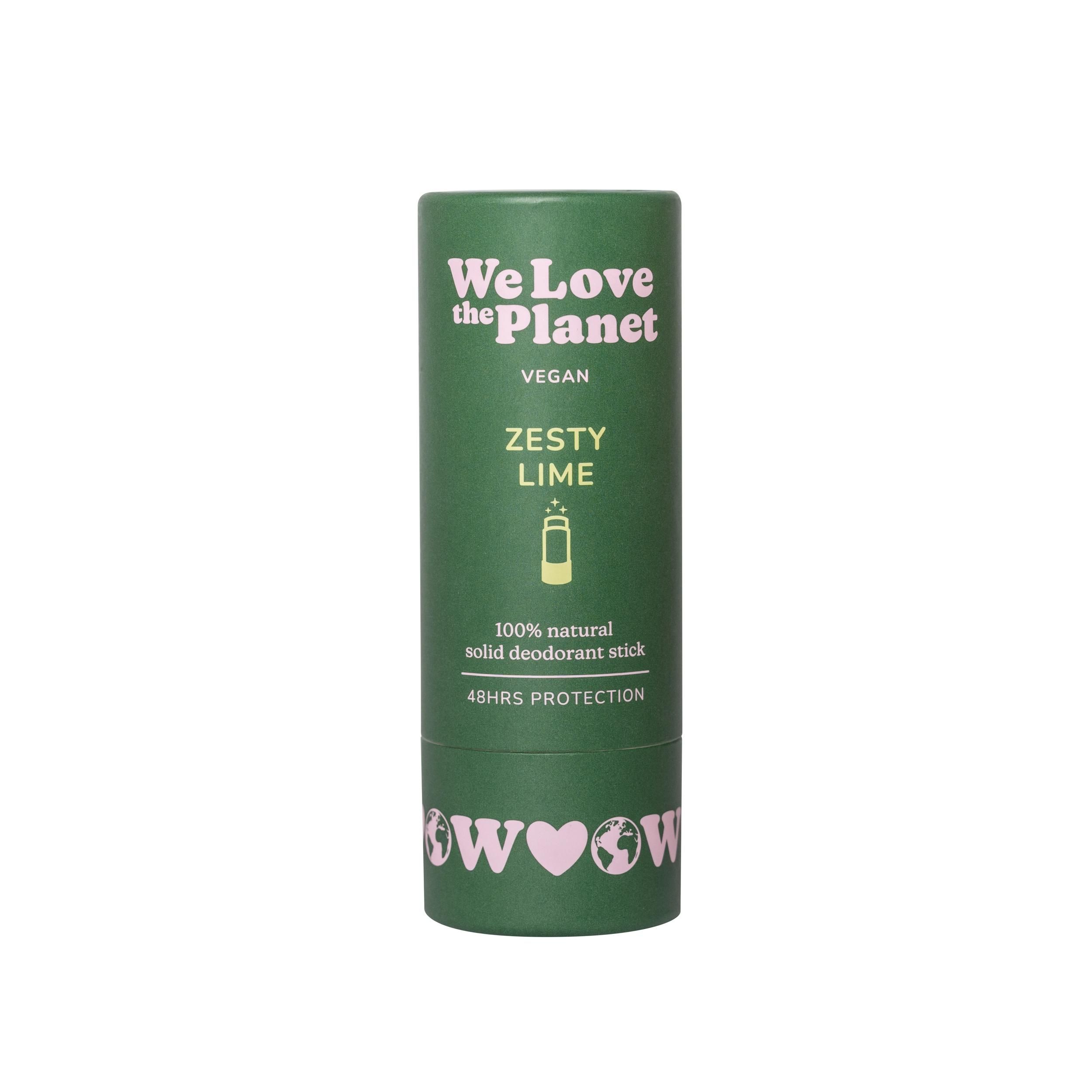 8720254504759 We Love The Planet Vegan Deodorant Stick Zesty Lime 40 g - PARB-25-579-00