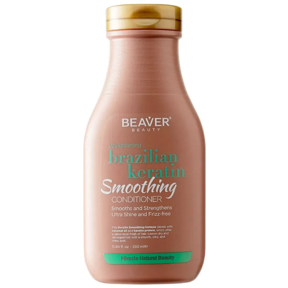0811131035508 BEAVER BRAZILIAN KERATIN smoothing conditioner 350 ml - NVA1035508