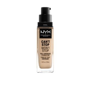 NYX PROFESSIONAL MAKE UP CAN'T STOP WON'T STOP full coverage foundation #nude