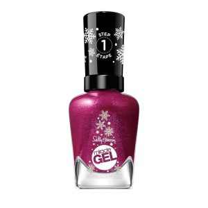 SALLY HANSEN MIRACLE GEL HOLIDAY Nail Polish #923-Sugar Plum Kisses 9.17 ml