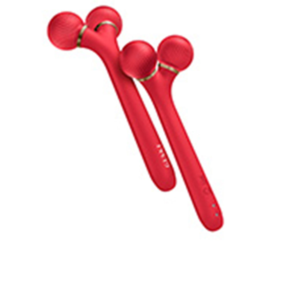 206934.jpg GESKE SMART APP GUIDED 4-in-1 Sonic Facial Roller #Red 1 unit - NVA2078444