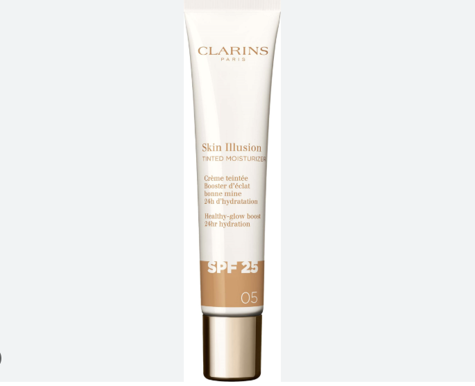 3666057298042.png CLARINS SKIN ILLUSION TINTED MOISTURIZER anti-aging tinted glow treatment SPF 25 #05 40 ml - NVA7298042