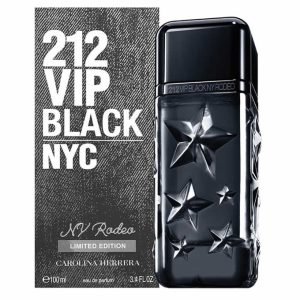 CAROLINA HERRERA 212 VIP BLACK NY RODEO FOR MEN edp vapo ed. lim. 100ml