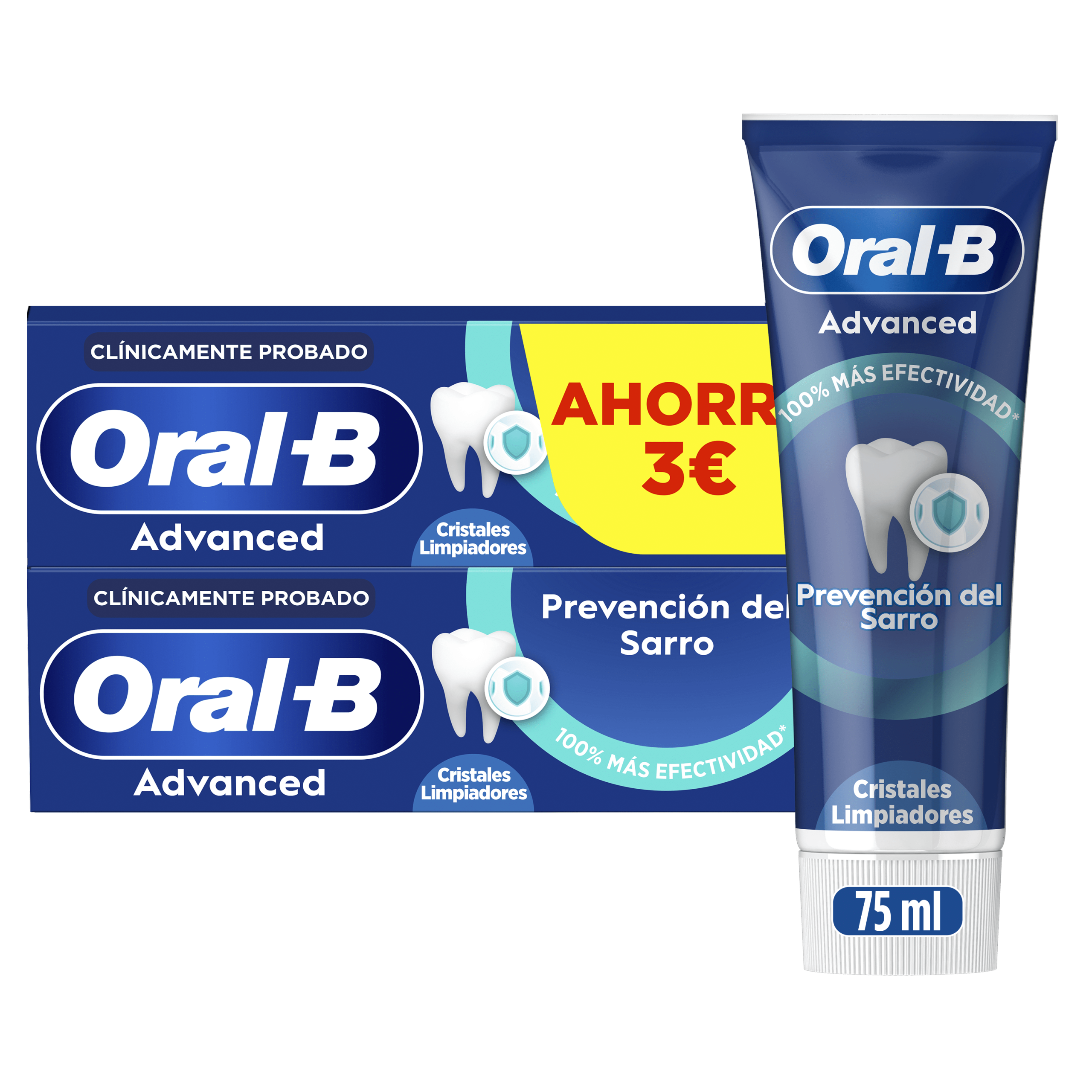 8700216675321 ORAL-B TARTAR PREVENTION toothpaste 2 x 75 ml - NVA6675321