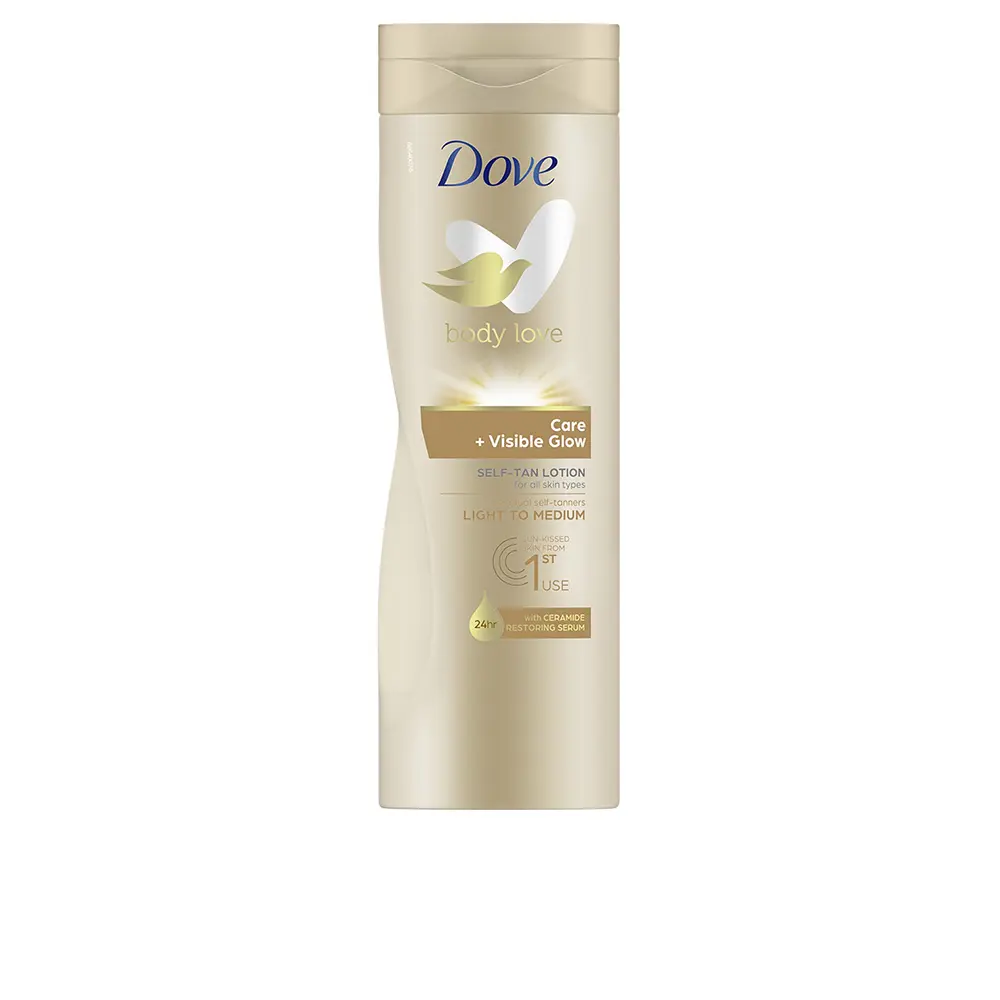 8710447340707 DOVE VISIBLE GLOW Self-Tanning Body Lotion Medium 400ml - NVA7340707