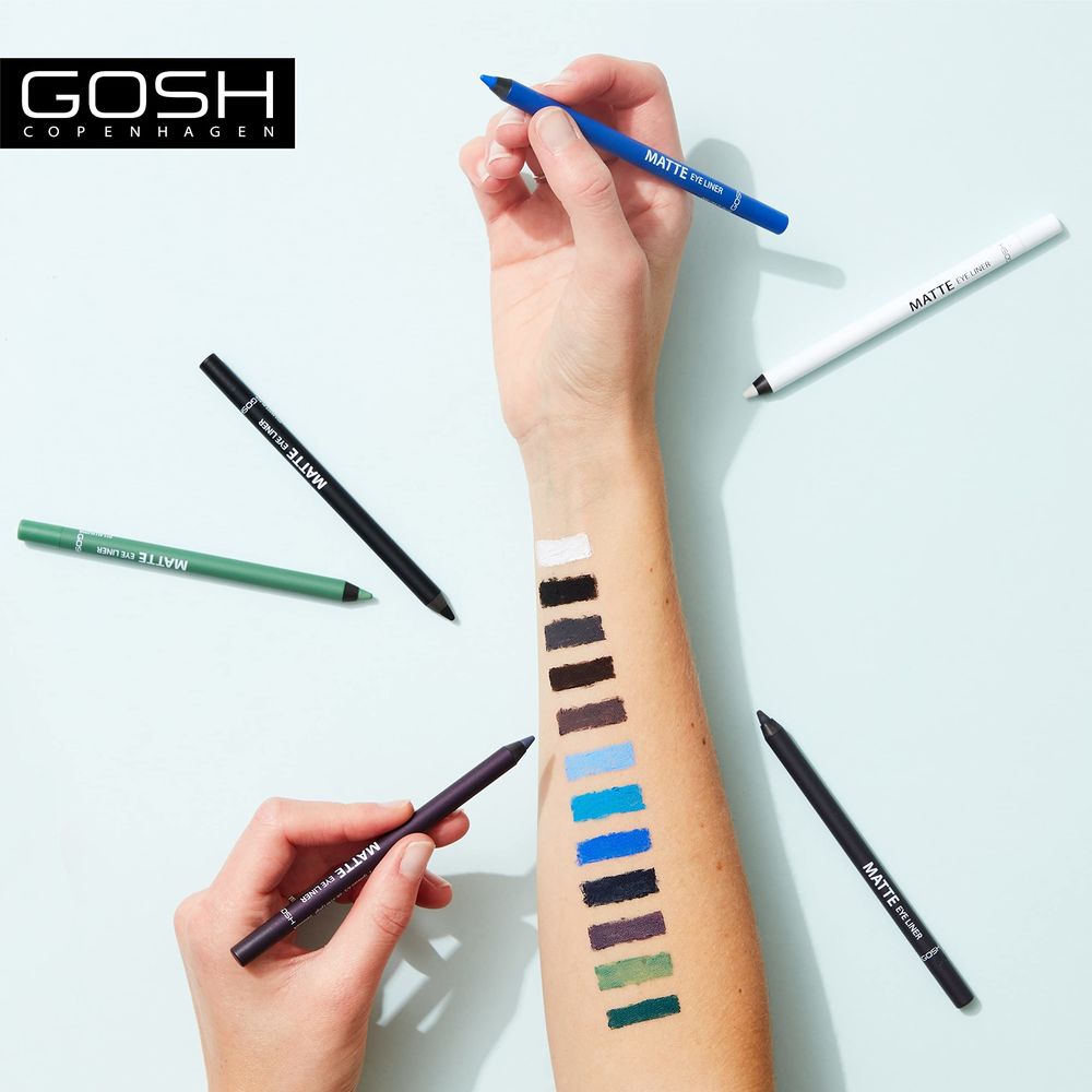 5711914172275 GOSH MATTE eye liner #008-crazy blue - PARC-GO-059-08