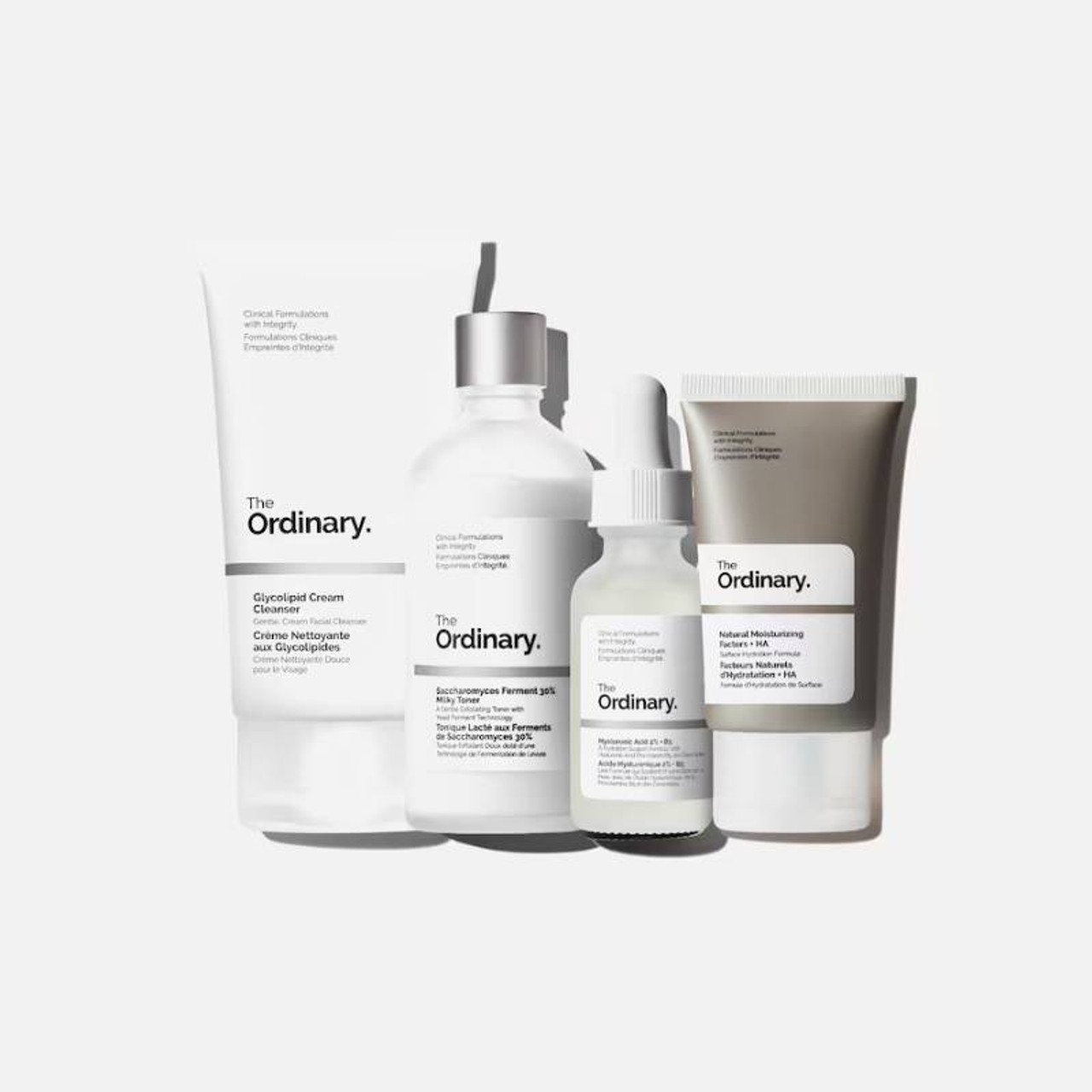 0769915235838 The Ordinary The Winter Skin SetCleanser 50ml/Squalane 30ml/Moisturizing Factors 30ml/ Toning Solution 30ml/Buffet 30ml/Hyaluronic Acid 30ml set x 200 ml - PARB-27-126-00