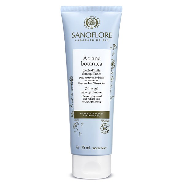 3337875398923 Sanoflore Aciana Botanica Oil-In-Gel Make-Up Remover 125 ml - PARC-SF-005-B2