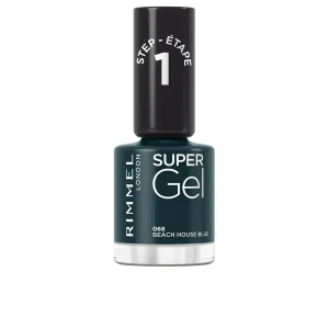 RIMMEL LONDON SUPER GEL nail polish #068-beach house blue 12 ml