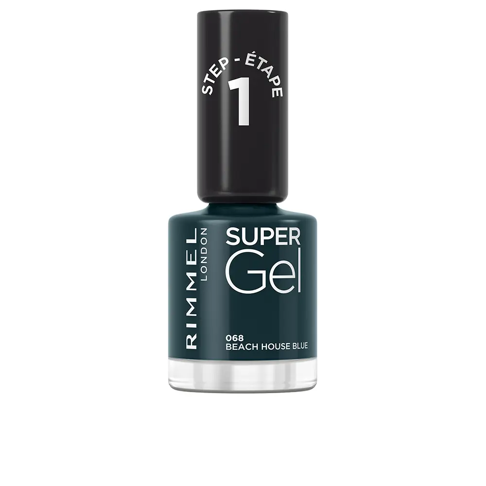 3616304789847 RIMMEL LONDON SUPER GEL nail polish #068-beach house blue 12 ml - NVA4789847