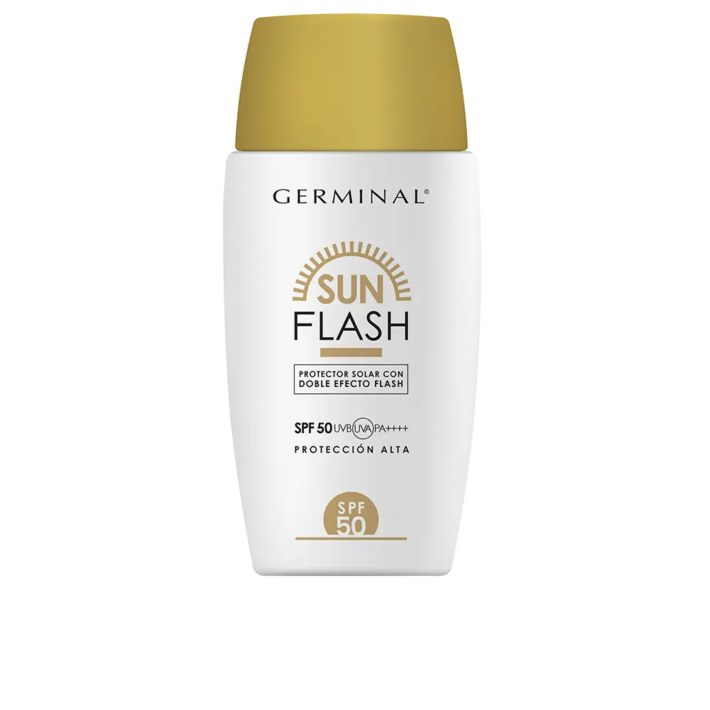 8430445320586.webp GERMINAL SUN FALSH sunscreen with double flash effect SPF50 1 unit - NVA5320586
