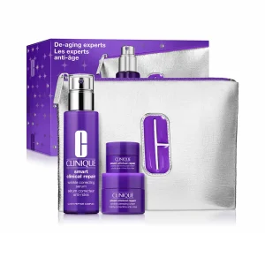 CLINIQUE SMART CLINICAL REPAIR WRINKLE CORRECTING SERUM SET OF 4 cream-serum-eye cream