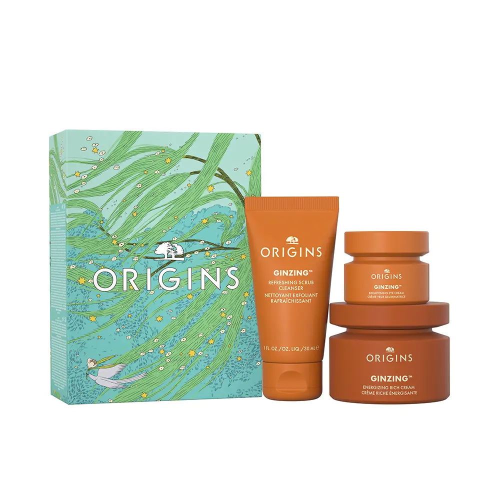 0717334281547 ORIGINS GINZING RICH ENERGIZING CREAM CASE 3 pcs Cream 50 ml + Eye cream 15 ml + Refreshing scrub 30 ml - NVA4281547