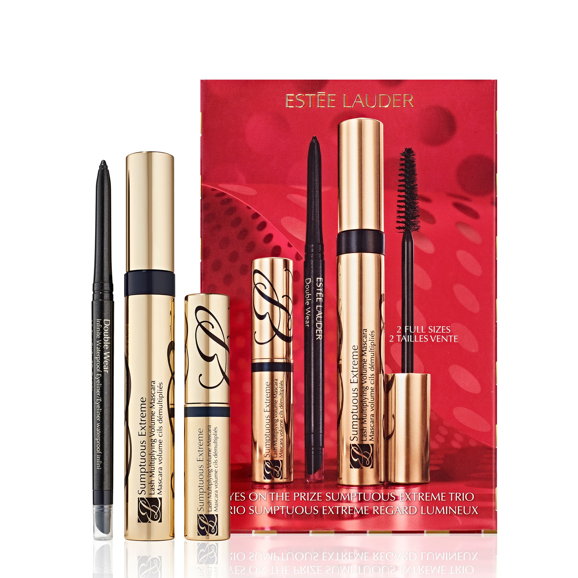 0887167790087 ESTÉE LAUDER SUMPTUOUS EXTREME MASCARA CASE 3 pcs Mascara 8 ml + Mascara 2.8 ml + Eyeliner 1 unit - NVA7790087