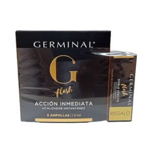 GERMINAL IMMEDIATE ACTION AMPOULES LOT 7 pcs Flash effect ampoules 5 x 1.5 ml + Double flash effect ampoules 2 x 1.5 ml