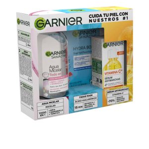GARNIER SKINACTIVE YOUR ESSENTIALS CASE 3 pcs Micellar Water 400 ml + Tissue Mask 28 gr + Anti-stain Serum 30 ml