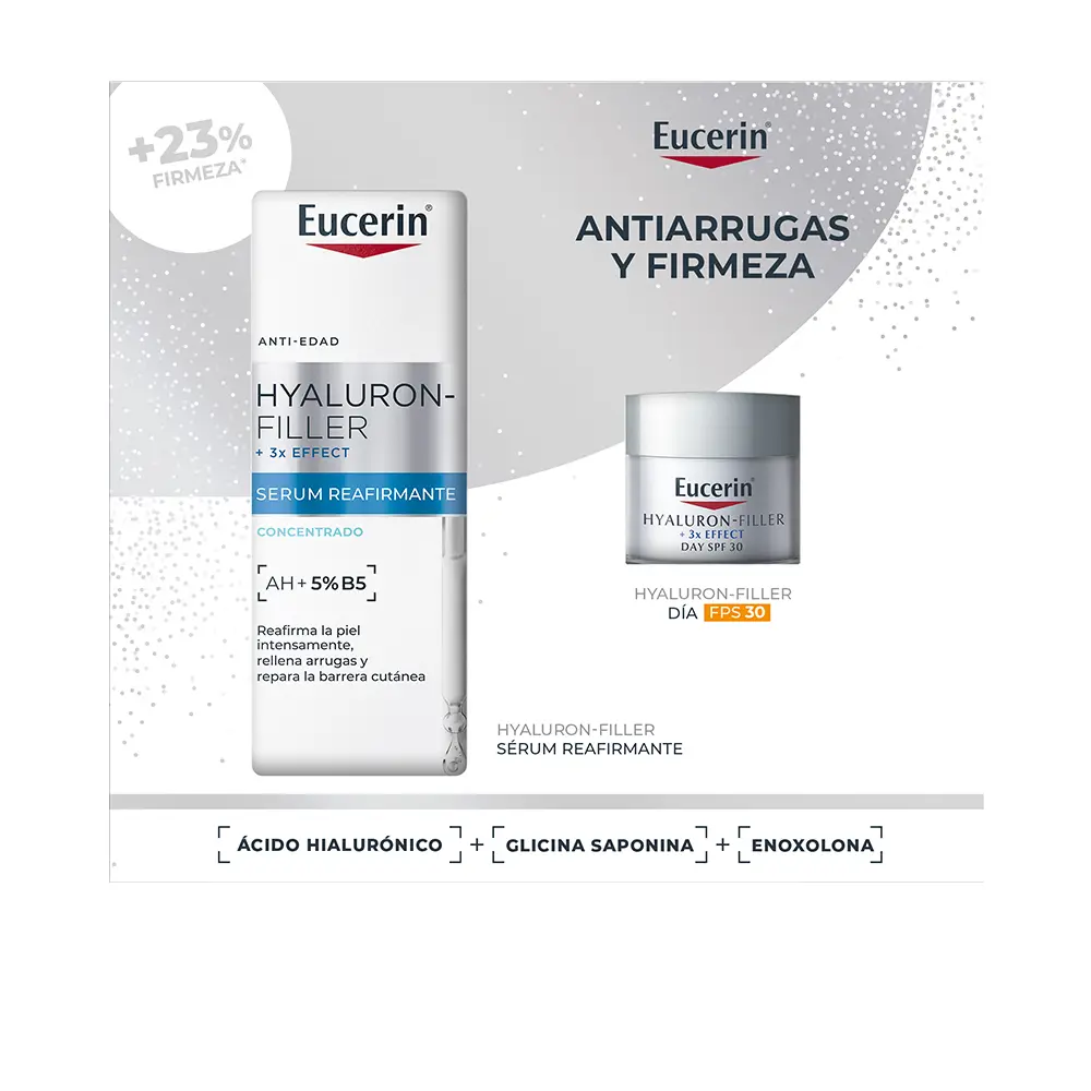 4005800374869 EUCERIN HYALURON FILLER FIRMING SERUM SET 2 pcs Facial serum 30 ml + Facial cream 20 ml - NVA0374869