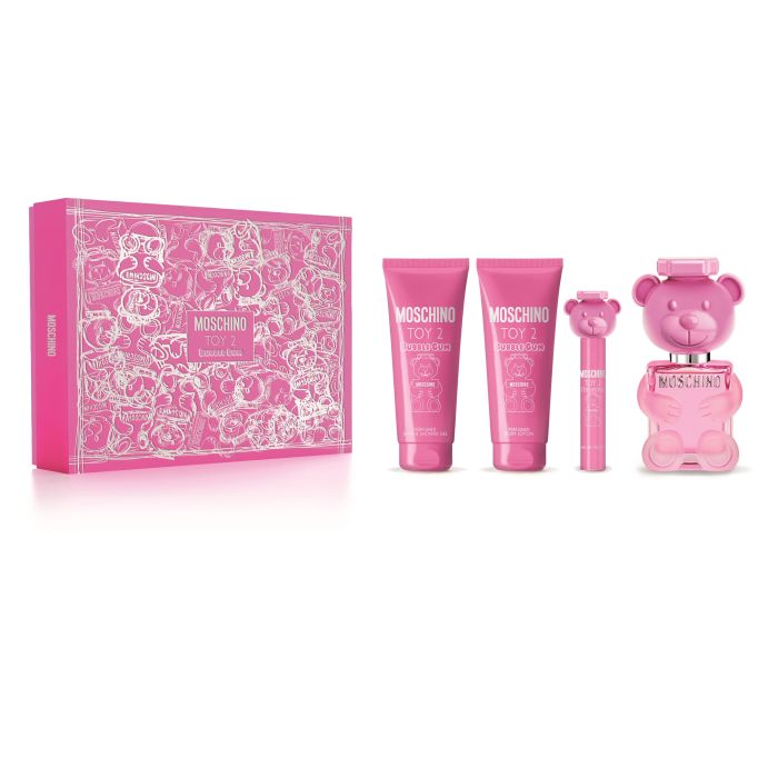 8011003903337 MOSCHINO TOY 2 BUBBLE GUM CASE 4 pcs Eau de Toilette spray 100 ml + Shower Gel 100 ml + Body Lotion 100 ml + Eau de Toilette spray 10 ml - NVA3903337