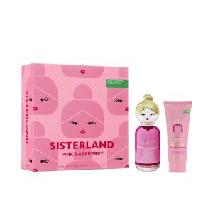 BENETTON SISTERLAND PINK RASPBERRY CASE 2 pcs EDT σπρέι 80ml+ Body lotion 75ml