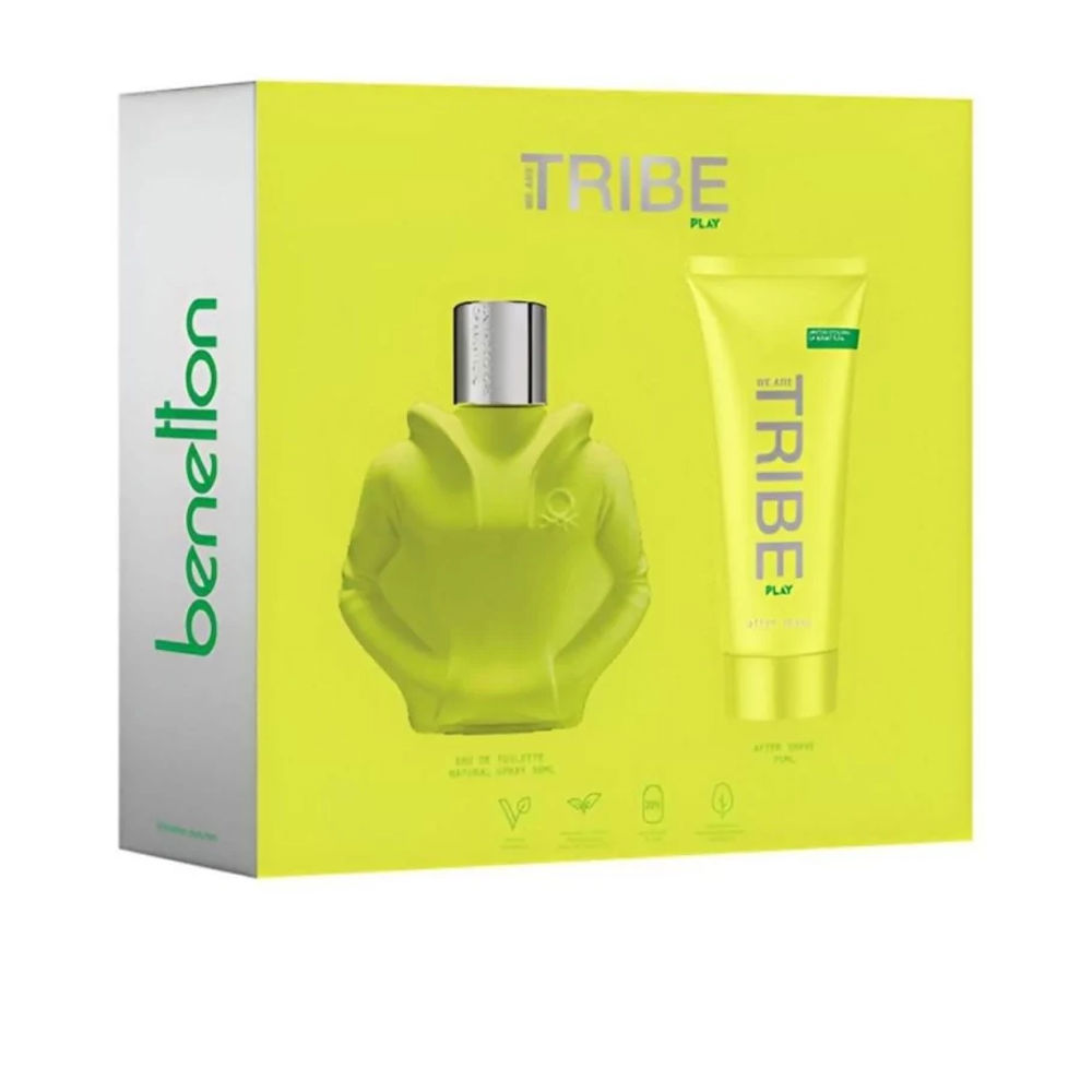 214184.jpg BENETTON WE ARE TRIBE PLAY MEN CASE 2 pcs EDT 90 ml spray + After Shave 75 ml - NVA2027277