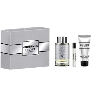 Mont Blanc Explorer Platinum M Set - EdP 100 ml + sh/gel 100 ml + EdP 7.5 ml /2023
