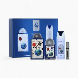 Lattafa Pride Art Of Universe U Set - EdP 100 + deo spr 200 + EdP 20 ml + atomizer /2025