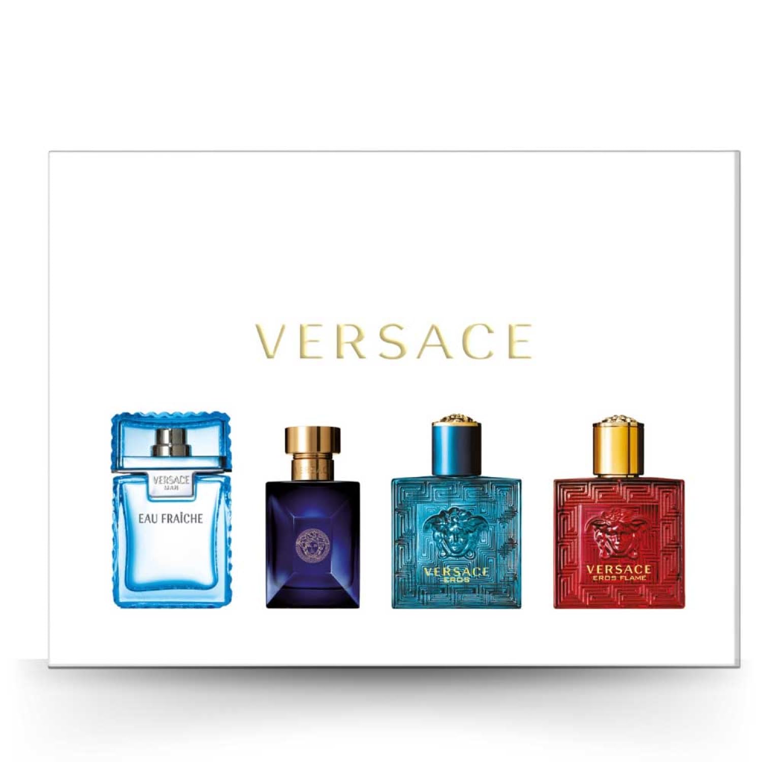 8011003901258 Versace Men Miniature Gift Set 4x5ml - Eros Najim Parfum/Eros Energy Edp/Eros Edt/Eros Flame Edp set x 20 ml - PARB-31-378-00