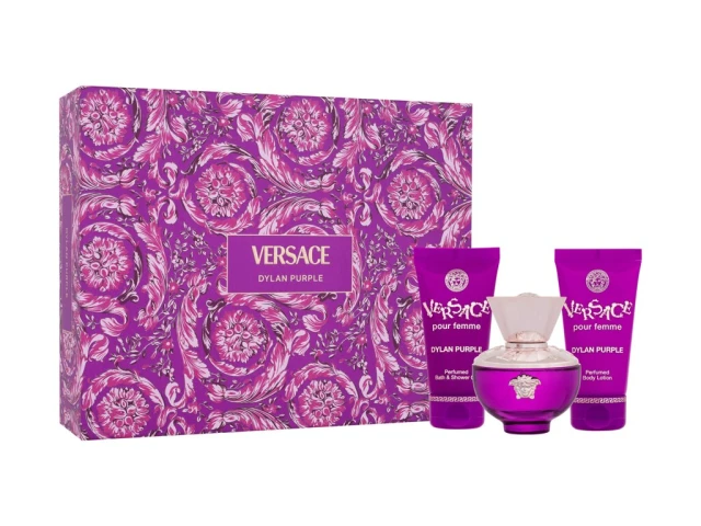 8011003902910 Versace Dylan Purple Giftset Edp Spray 50ml/Bath & Shower Gel 50ml/Body Lotion 50ml set x 150 ml - PARB-30-842-00