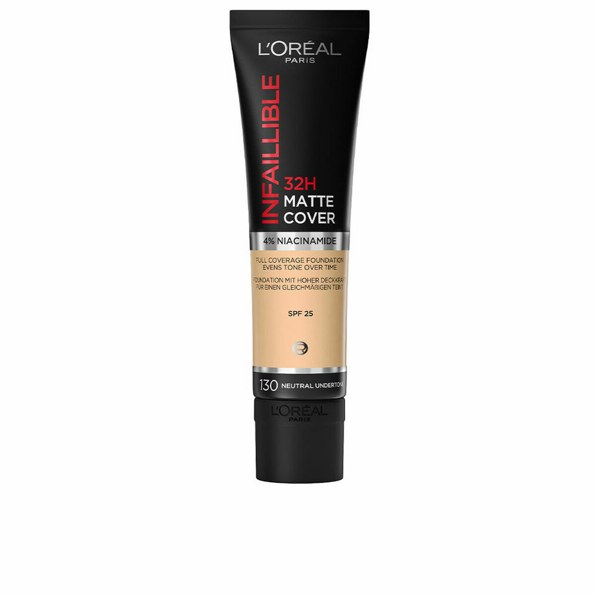 L'ORÉAL PARIS INFAILLIBLE 32H matte cover foundation #130 neutral undertone 1 u