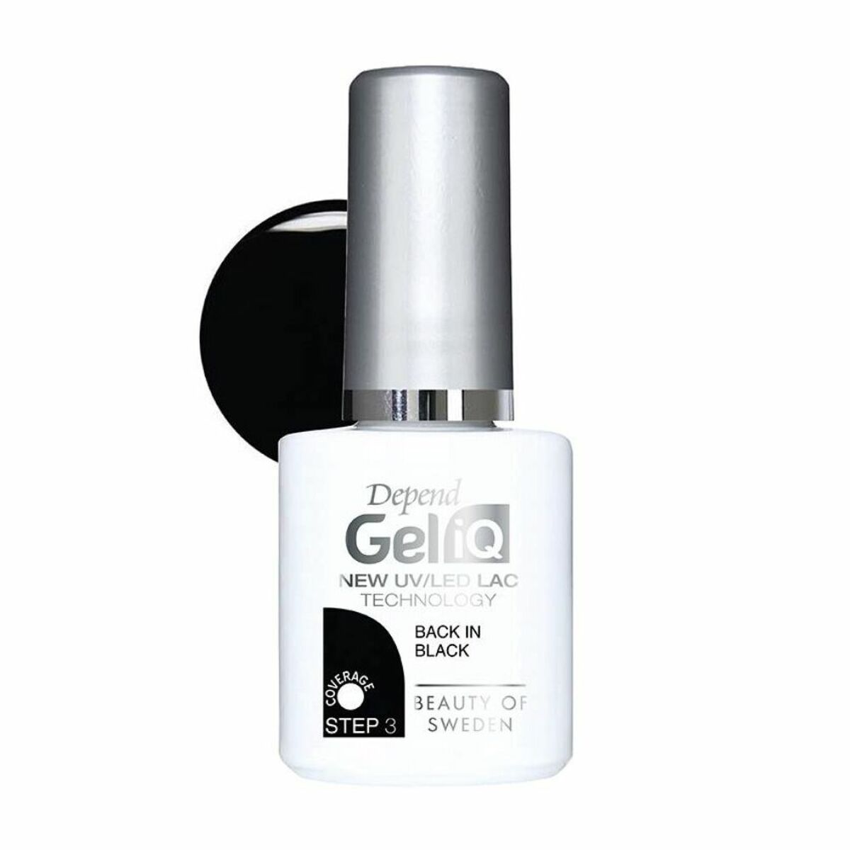 Βερνίκι νυχιών Gel iQ Beter Black in Black (5 ml)